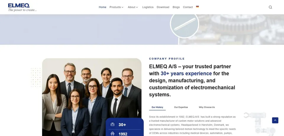 Home page of ELMEQ